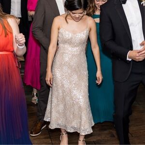 Dress The Population Dress Antonia Sequin Evening Prom Midi Dress